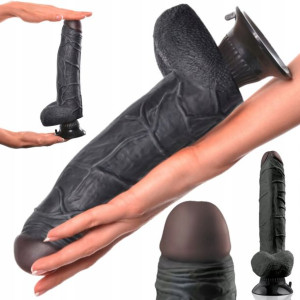 Mega Wibrator Penis Xxl Z Jądrami Jak Skóra 28/7