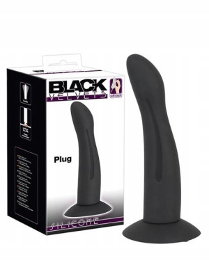 Plug Czarny Długo Zatyczka Analny Sex Zabawka