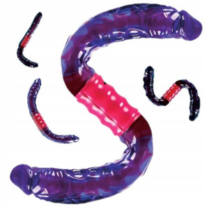 Podwójne Dildo Wibrator Dla Par Sex Gigant 38 Cm