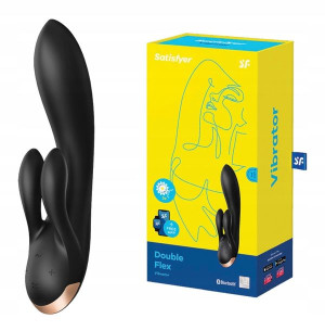 Podwójny Satisfyer Double Flex Connect App (Black)