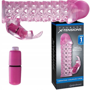 Przedłużka Penisa + Stymulator Cipki Sex Lux +2,5