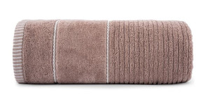 Ręcznik 30x50 Teo pudrowy 470g 100% bawełna z welurem