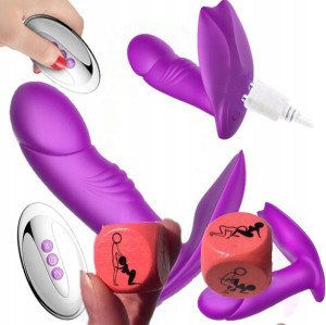 Pulsacyjny Wibrator Do Majtek Grzanie Pilot Usb 7f