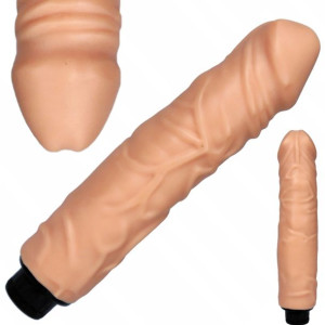 Realistyczny Wibrator Duży Penis Żylasty 20/4