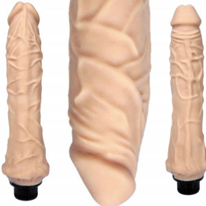 Realistyczny Wibrator Żylasty Długi Penis 23/4
