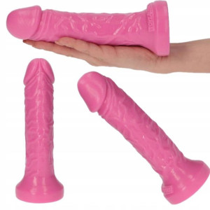 Różowe Grube Dildo Dla Kobiet Bio Waginalne Analne