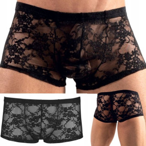 Sex Majtki Męskie Bokserki Koronowe Fetysz Hot 2xl