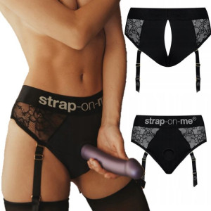 Sex Majtki Otwarte Damskie Pod Dildo Sexy Uprząż S