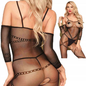Sexy Kombinezon Siatka Do Seksu Dla Kobiet S-l