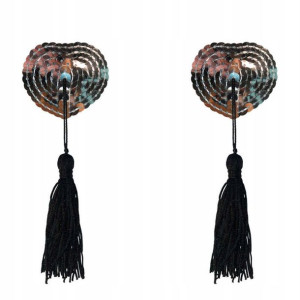 SEXY NASUTNIKI SEX Pasties Burlesque Gipsy Silver