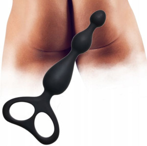 Sonda Analna Kule Wkrętka Z Pochwytem W Anal 17cm