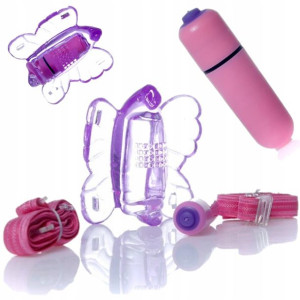 Stymulator Wibrator Motylek Super Orgazm Fioletowy