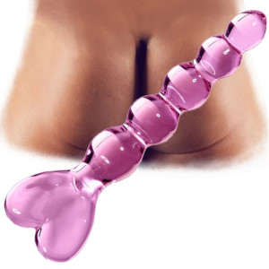 Szklane Dildo Analne Gładko Wchodzi Icicles No 43