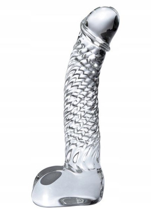 Szklane Dildo Analne Gładko Wchodzi Icicles No 61
