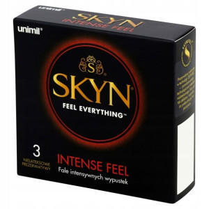 Unimil Skyn Bez Lateksu Box 3 Intense Feel