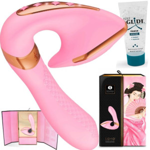 Wibrator 3xstym Pochwa Łechtaczka Srom Led Usb Lux