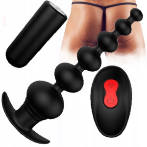 Wibrator Analny Z Pilotem Do Treningu Anal 28 Cm
