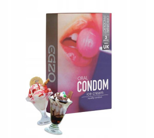 Prezerwatywy Smakowe Lody Egzo Sex Oralny 3 Sztuki