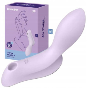 Wibrator PUNKTU G Satisfyer Curvy Trinity 2 FIOLET