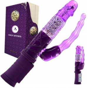 Wibrator Sex Królik Anal + Cipka Na Dwie Dziurki