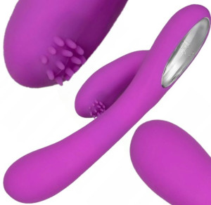 Wibrator Stymulator Łechtaczki Pamięć Led Kulki 10