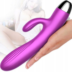 Wibrator Z Pulsacją Tył Przód Grzanie Lux Usb 7+7
