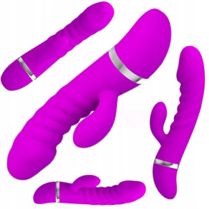 Wibrator łechtaczki penetrator fioletowy 7 funkcji