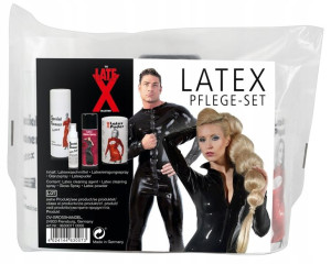Zestaw Do Pielęgnacji Lateksu Duży Set Puder Spray