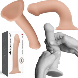 Zginalne Dildo Penis Z Przyssawką Super Lux 19 C L