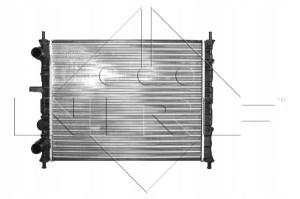 NRF 58017 Chłodnica, układ chłodzenia silnika
