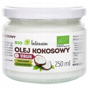 Olej kokosowy virgin 250g Intenson BIO