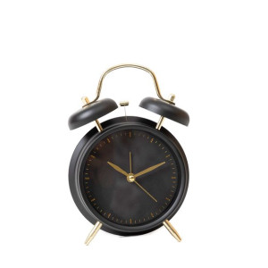 Zegar na baterie ozdobny TIMER czarny 20 cm HOMLA
