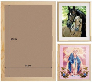 Ramka sosnowa do haftu diamentowego 30x40 Haft diamentowy Ramki na zdjęcia