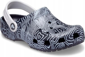 Dziecięce Klapki Chodaki Crocs Topographic 30-31