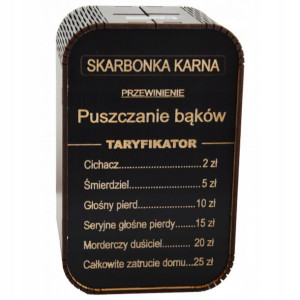 Skarbonka Karna Puszczanie Bąków Przeklinanie itp.