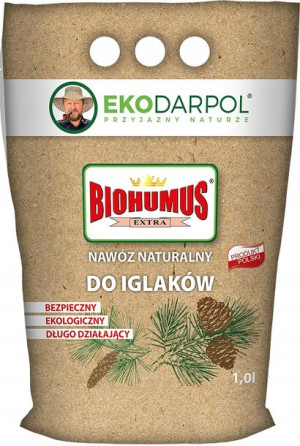 BIOHUMUS EXTRA Nawóz Sypki Do Iglaków 1L