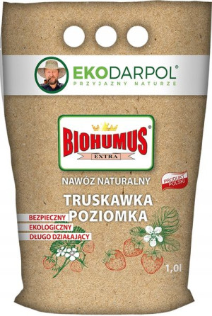 BIOHUMUS EXTRA Nawóz Sypki Truskawka I Poziomka 1L