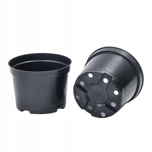 Doniczki Produkcyjne Okrągłe 0,4LCzarn 10 cm100szt