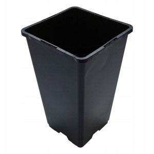 Doniczka Produkcyjna Wysoka Kwadrat 1,7L Czarna