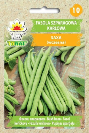 Fasola Szparagowa Karłowa Saxa Nasiona Toraf 30g