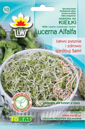 Lucerna Alfalfa Nasiona Na Kiełki Toraf 20g