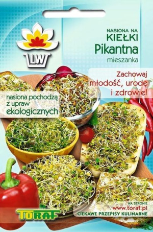 Mieszanka Pikantna Nasiona Na Kiełki Toraf 20g