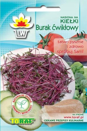 Burak Ćwikłowy Czerwony Nasiona Na Kiełki Toraf10g
