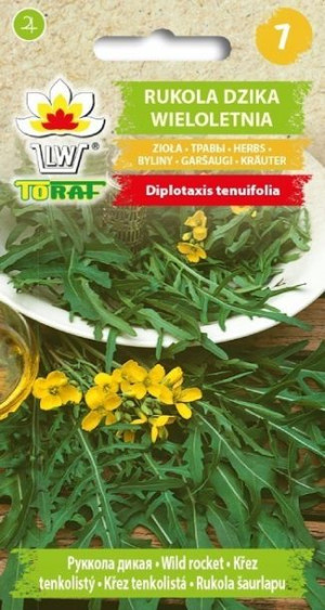 Rukola Dzika Wieloletnia Nasiona Toraf 1g