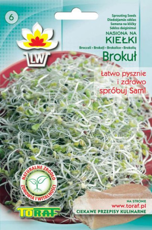 Brokuł Nasiona Na Kiełki Toraf 10g