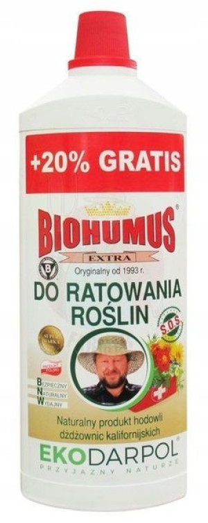 BIOHUMUS Extra SOS Do Ratowania Roślin 1L+20% EKO