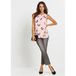 Bonprix Bluzka Z Nadrukiem W Motyle 36-38 964528