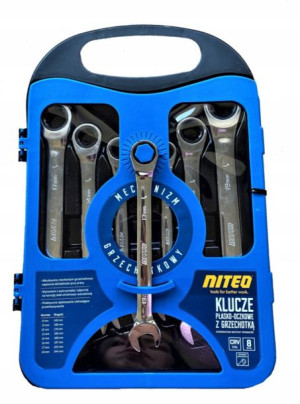 Klucze Płasko-oczkowe Z Grzechotką Niteo Tools