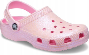 Dziecięce Chodaki Buty Crocs Classic Glitter 29-30