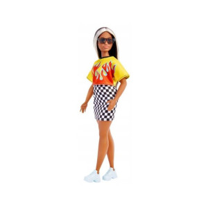 Lalka Barbie Modelka Fashionistas 29cm Pasemka